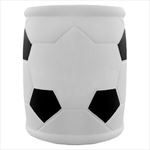 DGB31441-SOC Soccer Ball Foam Sport Beverage Coolers With Custom Imprint